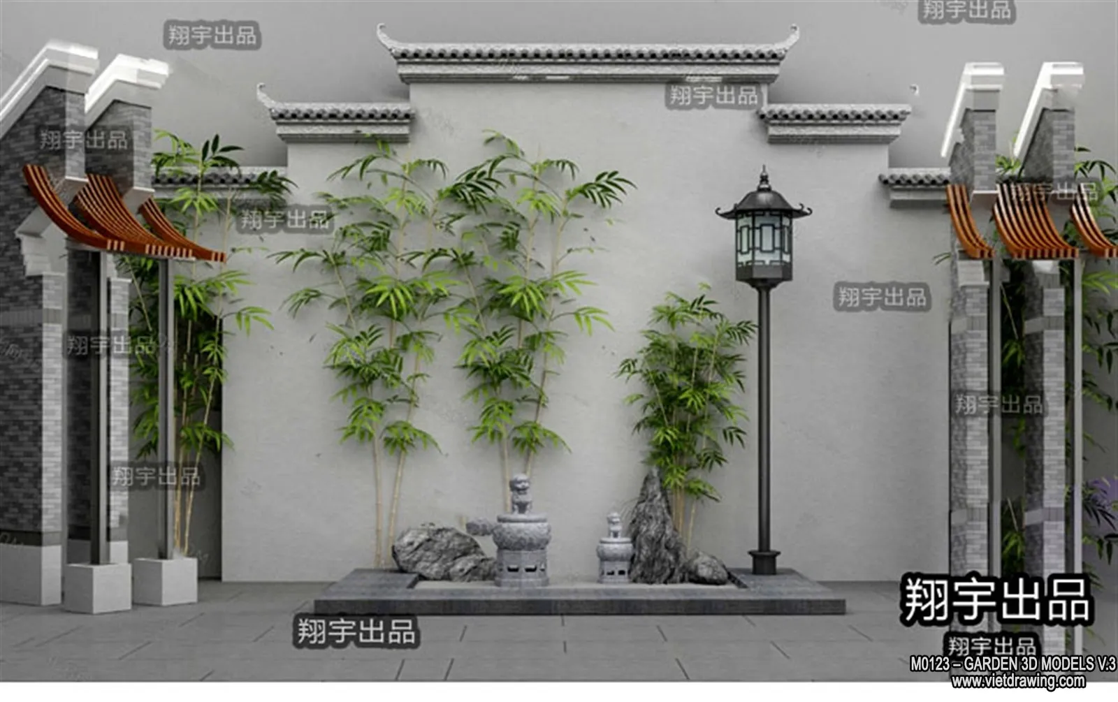 Garden 3D Models - Architecture Decor 3D - 110