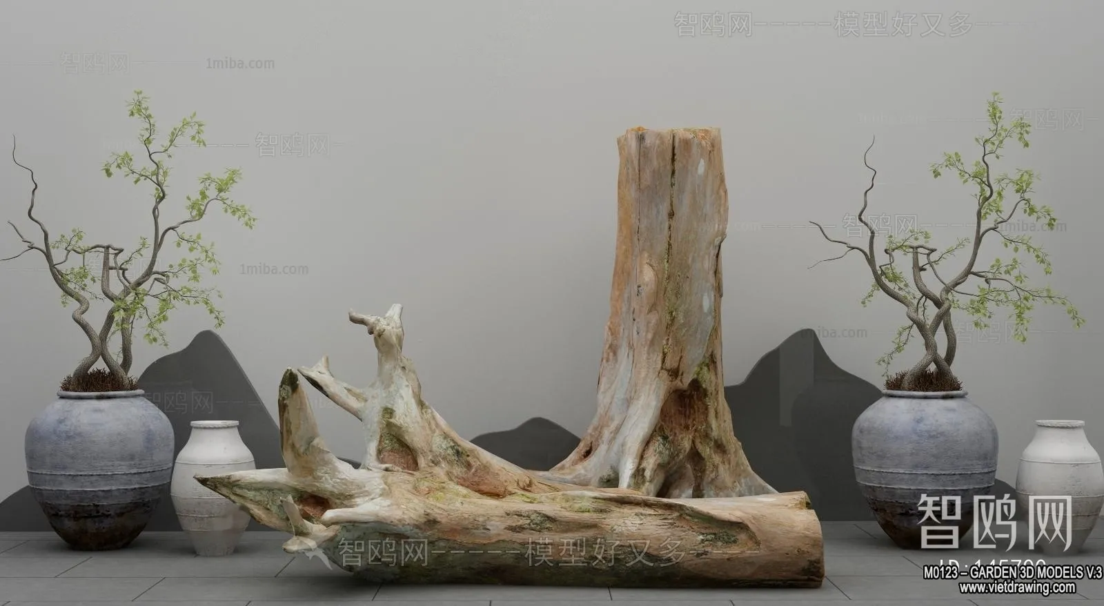 Garden 3D Models - Architecture Decor 3D - 118