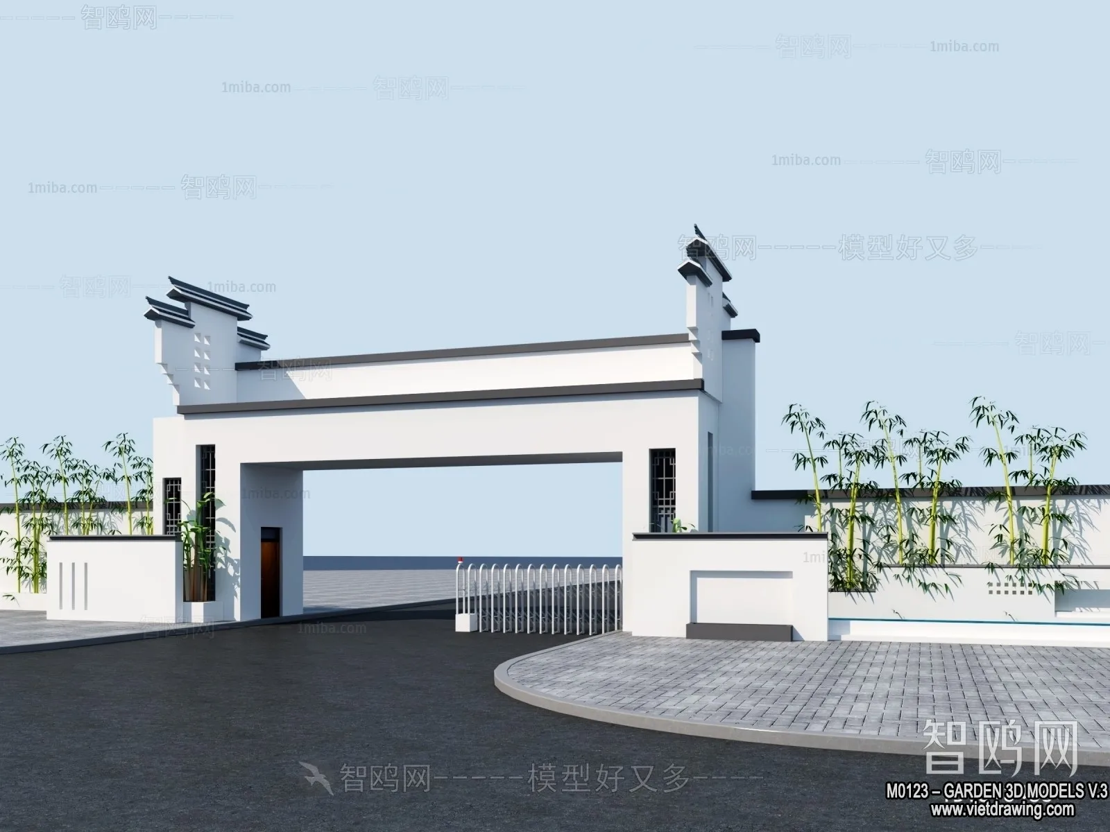 Garden 3D Models - Architecture Decor 3D - 134