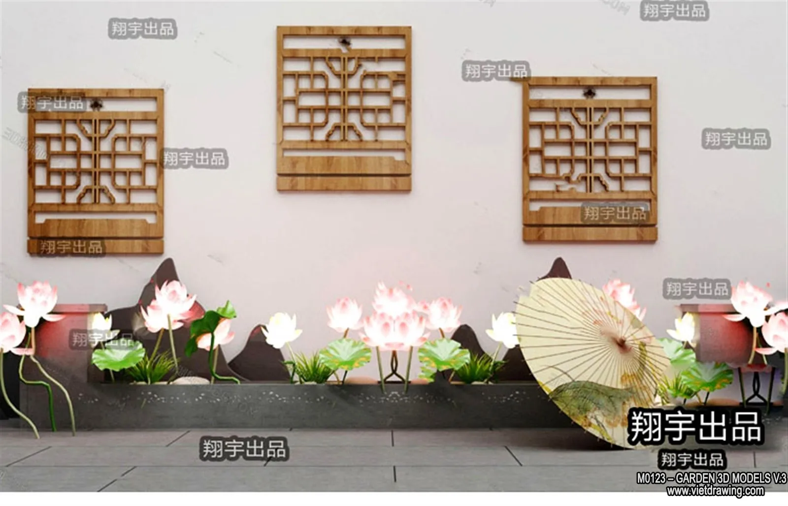 Garden 3D Models - Architecture Decor 3D - 137