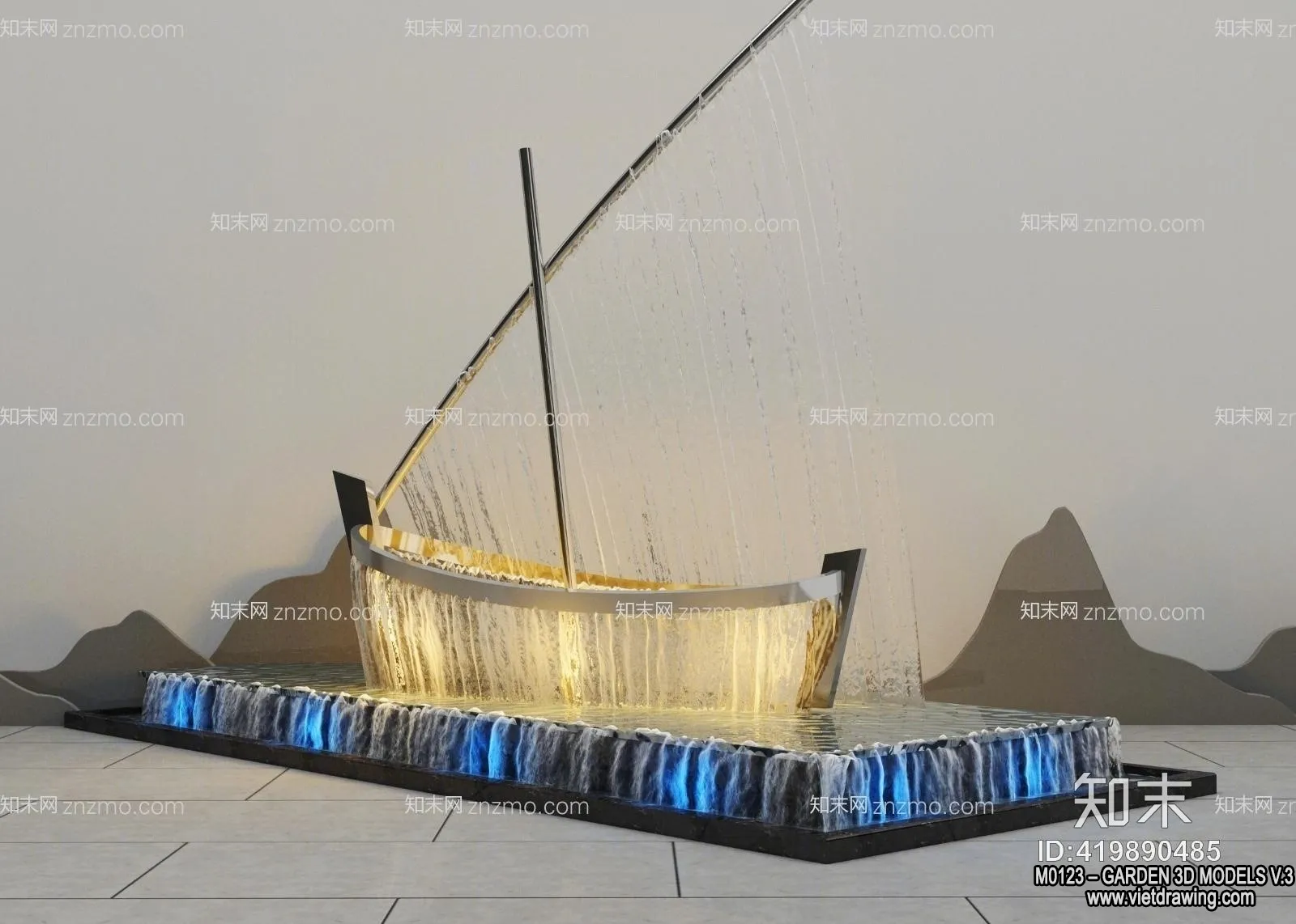 Garden 3D Models - Architecture Decor 3D - 142