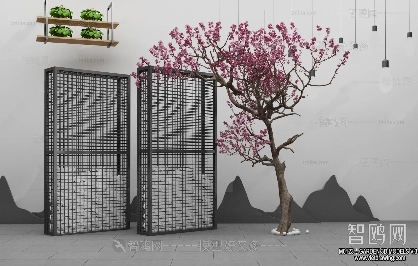 Garden 3D Models - Architecture Decor 3D - 149