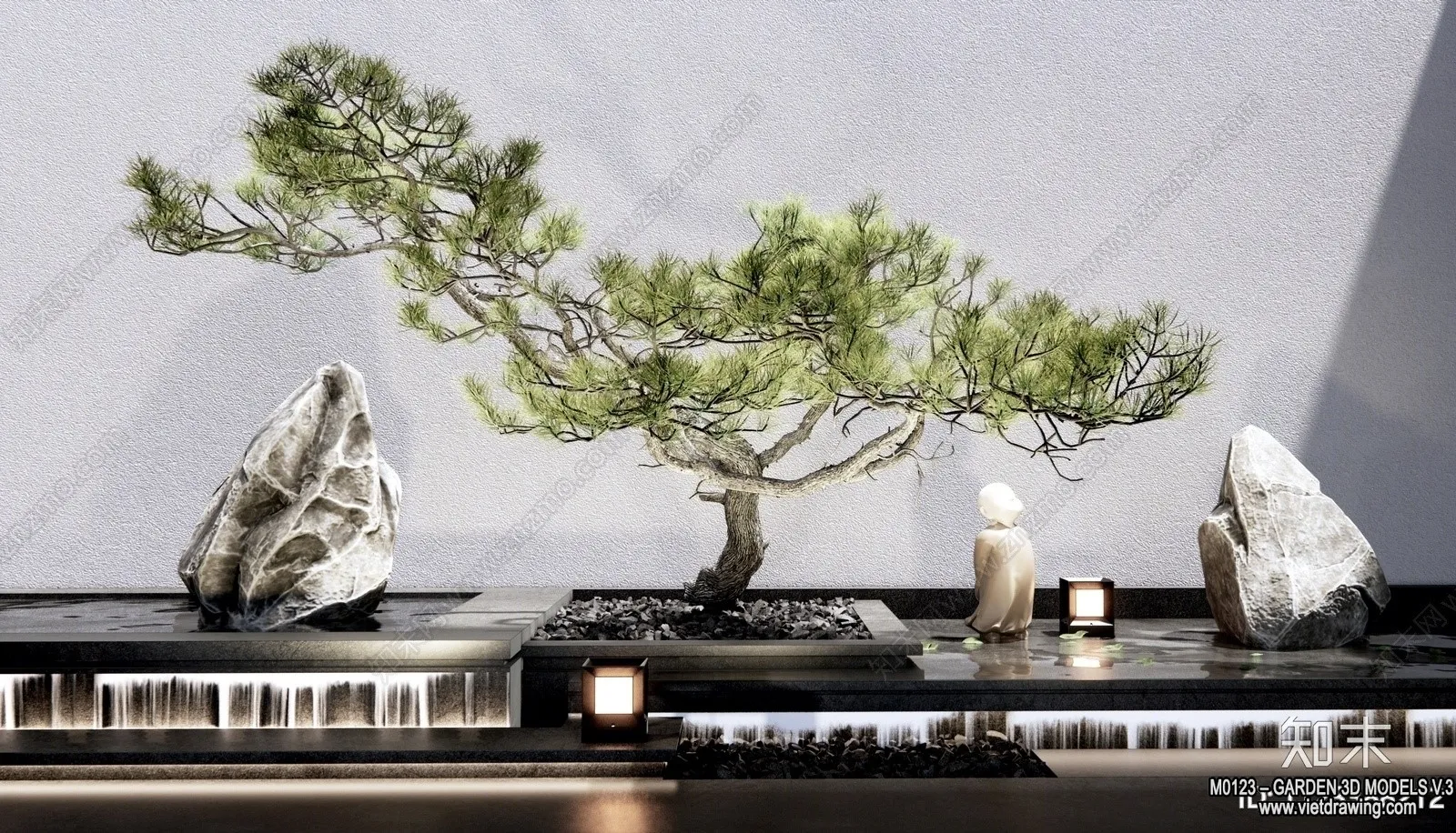 Garden 3D Models - Architecture Decor 3D - 152