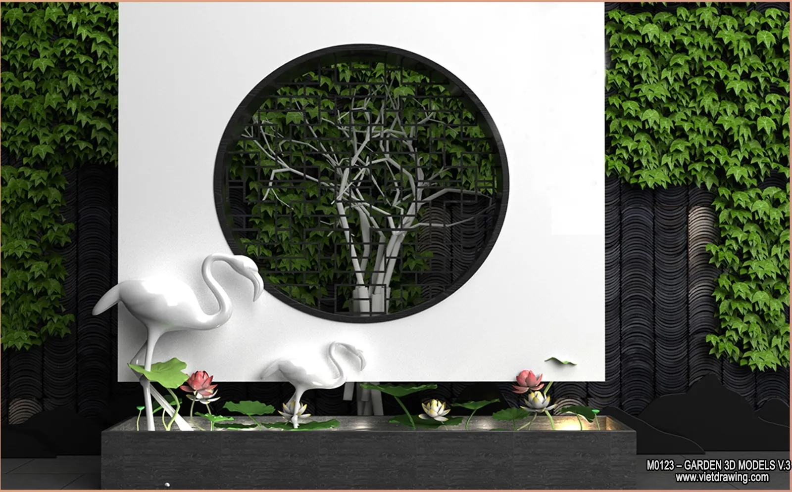 Garden 3D Models - Architecture Decor 3D - 159