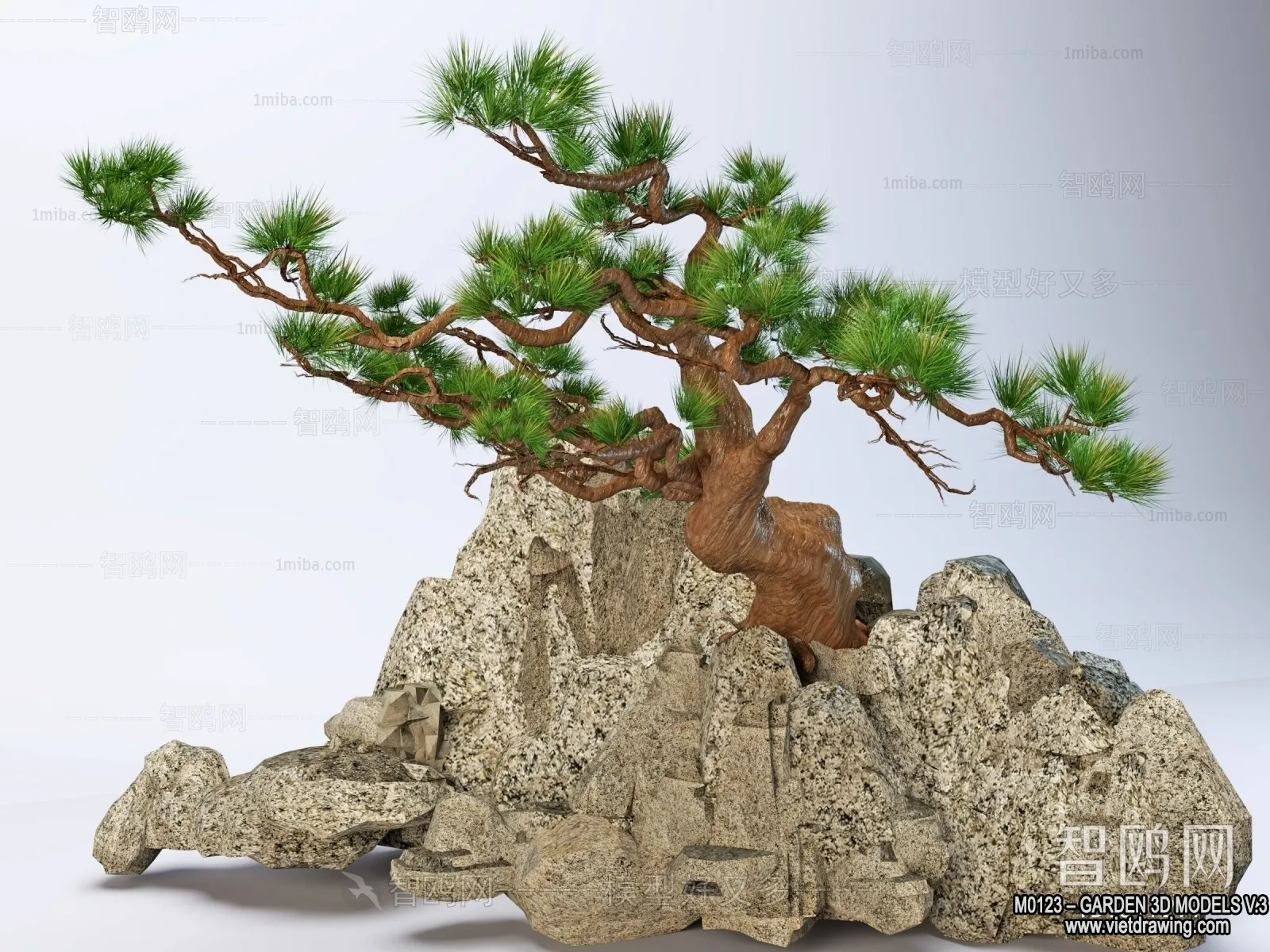 Garden 3D Models - Architecture Decor 3D - 161