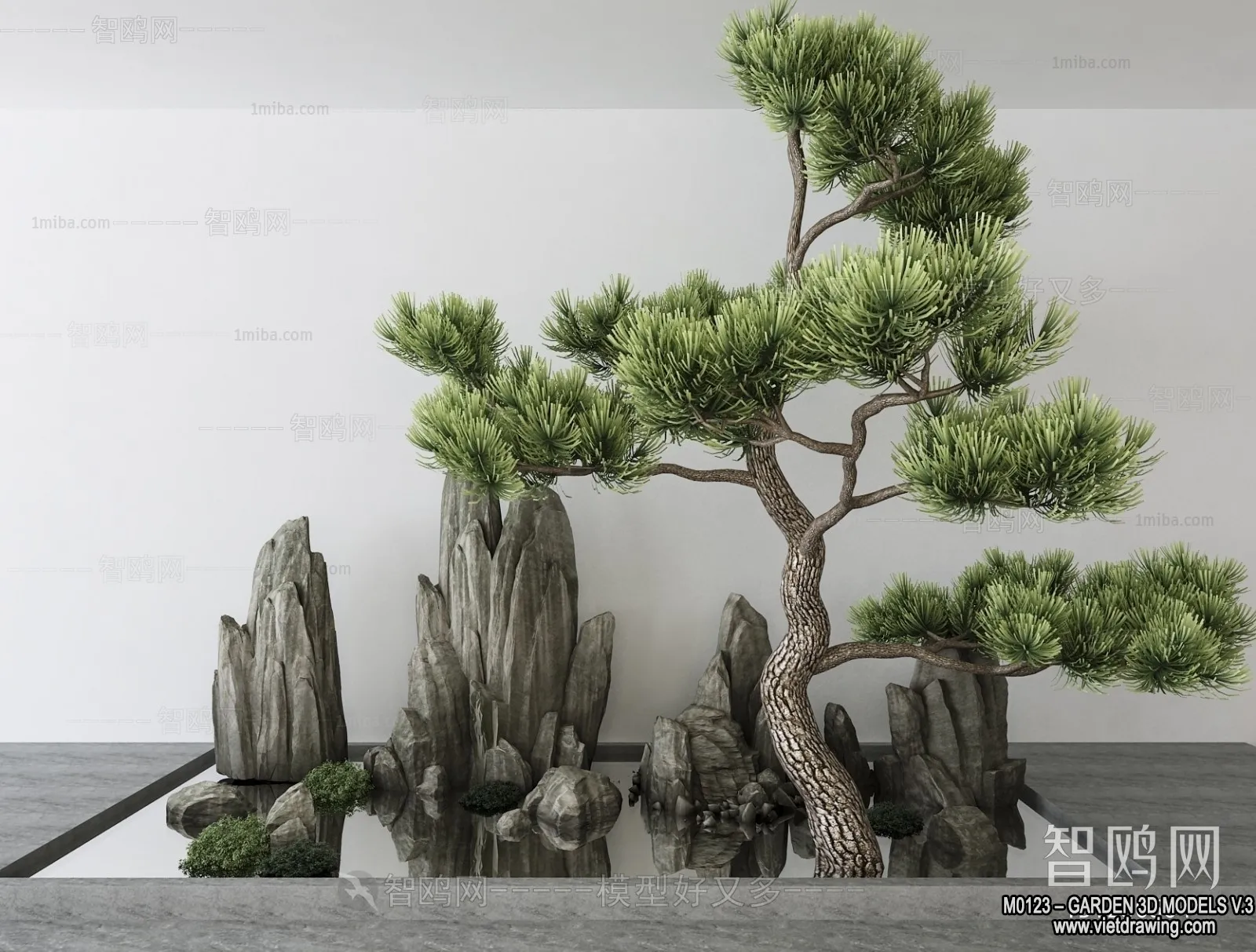 Garden 3D Models - Architecture Decor 3D - 165