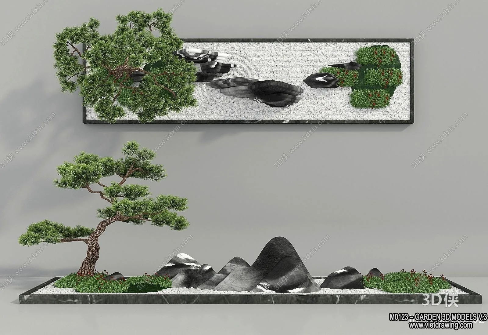 Garden 3D Models - Architecture Decor 3D - 169