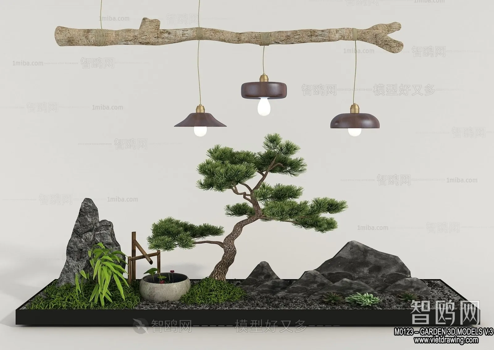 Garden 3D Models - Architecture Decor 3D - 171