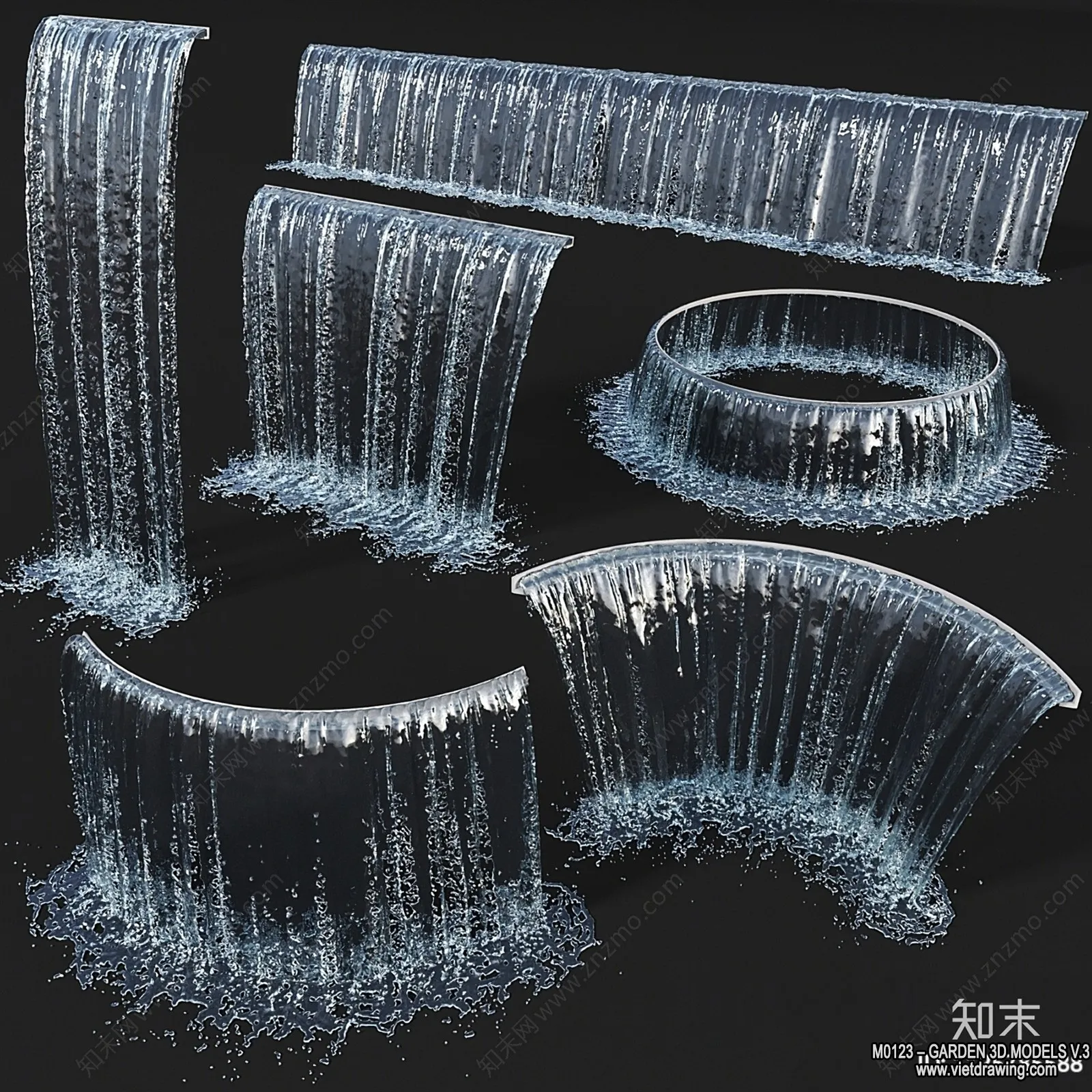 Garden 3D Models - Architecture Decor 3D - 177