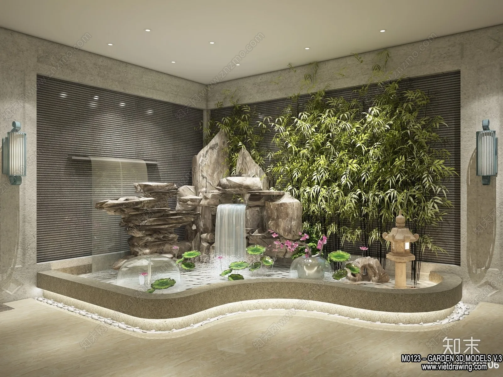 Garden 3D Models - Architecture Decor 3D - 178