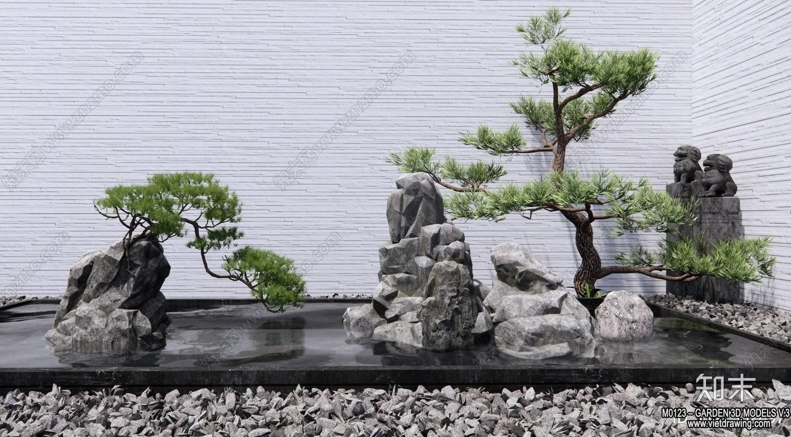 Garden 3D Models - Architecture Decor 3D - 188