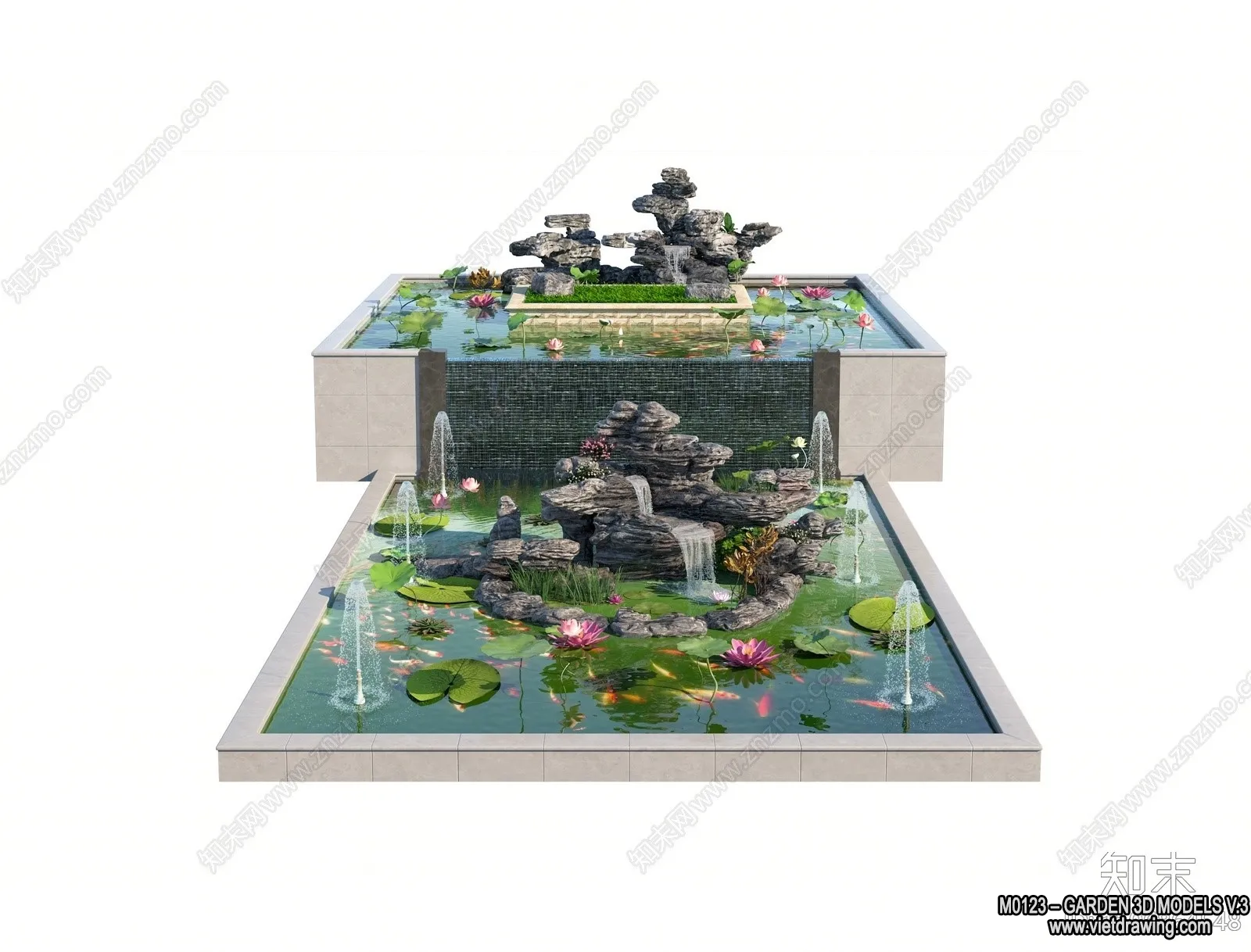 Garden 3D Models - Architecture Decor 3D - 189