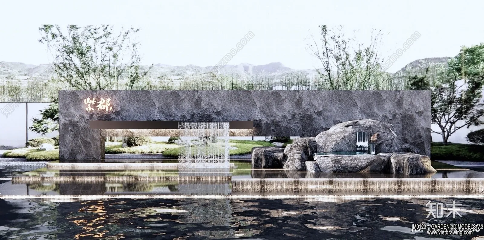 Garden 3D Models - Architecture Decor 3D - 191