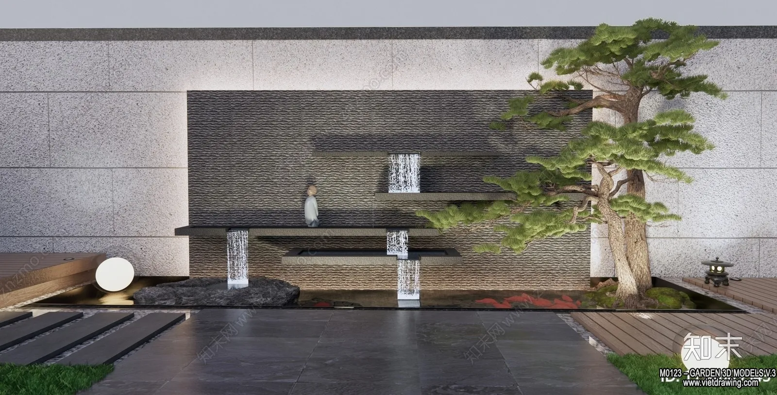 Garden 3D Models - Architecture Decor 3D - 193