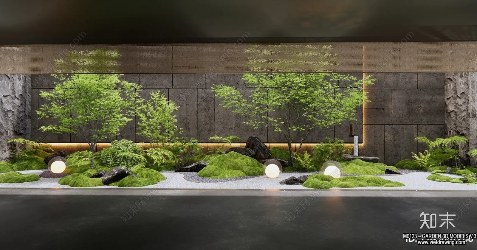 Garden 3D Models - Architecture Decor 3D - 200