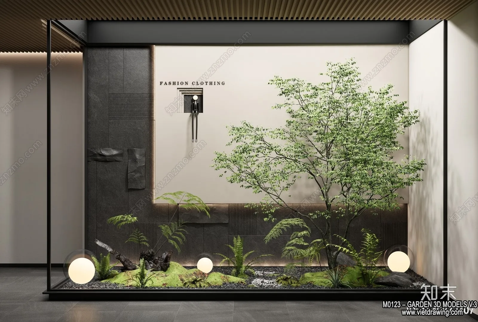 Garden 3D Models - Architecture Decor 3D - 201