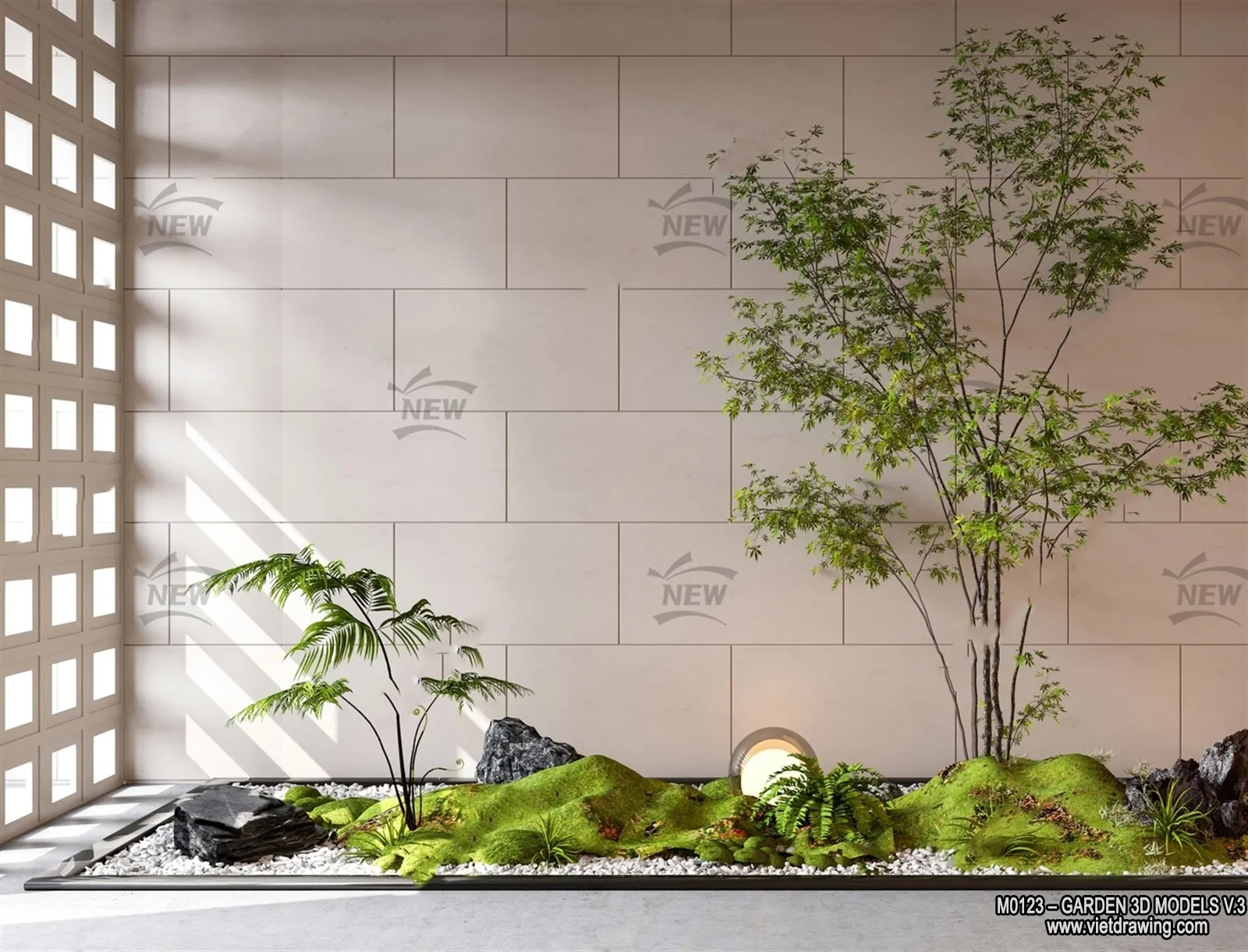 Garden 3D Models - Architecture Decor 3D - 206