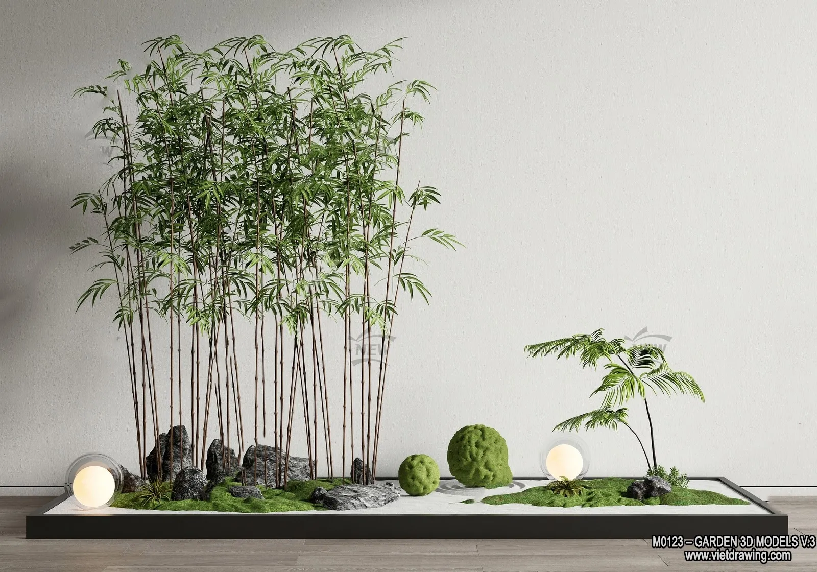 Garden 3D Models - Architecture Decor 3D - 207