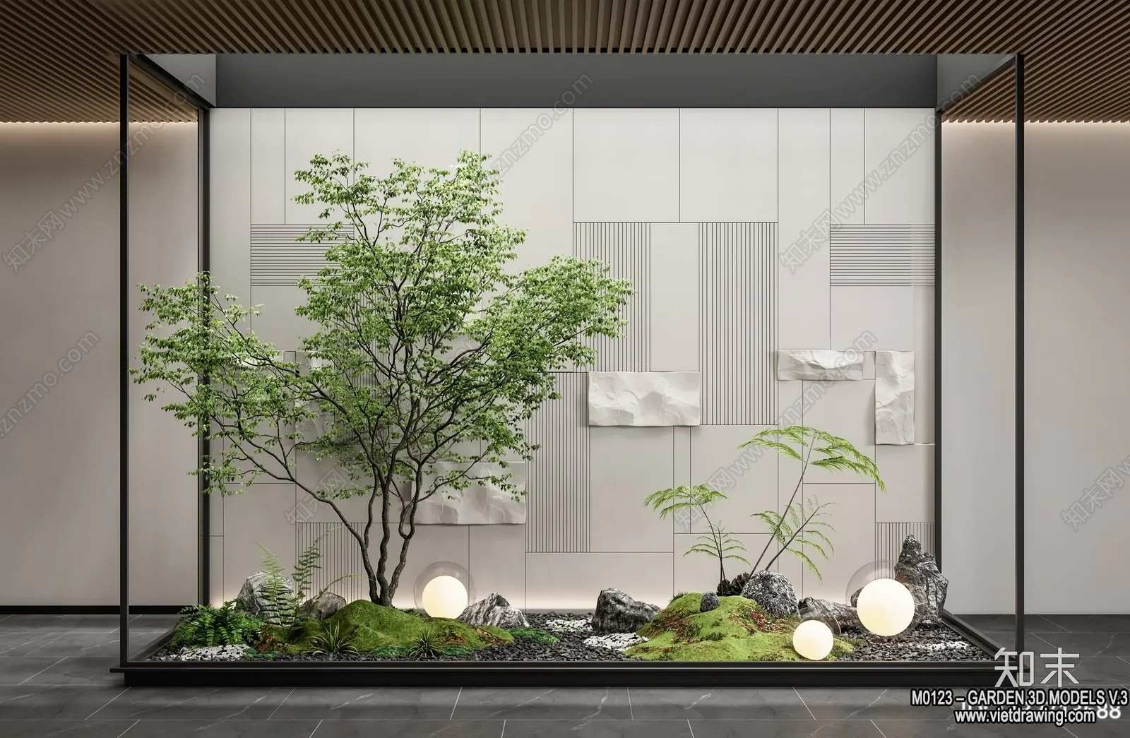 Garden 3D Models - Architecture Decor 3D - 208