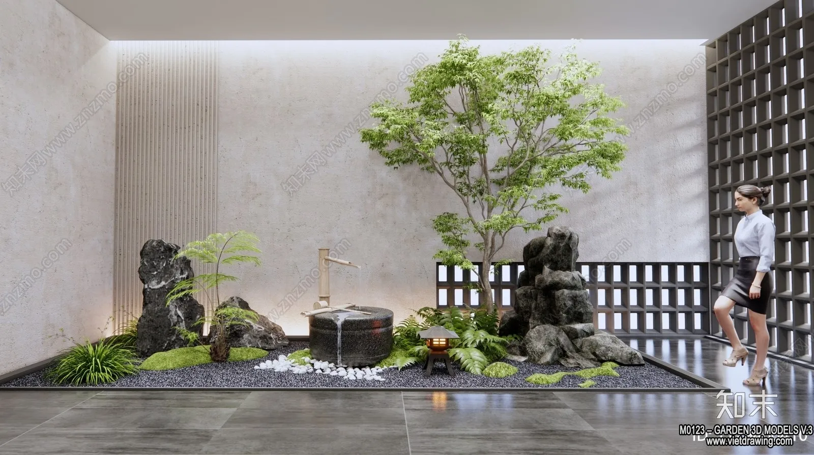 Garden 3D Models - Architecture Decor 3D - 211