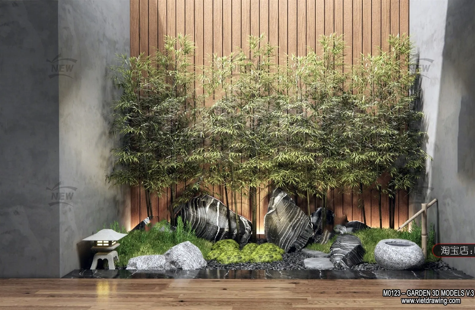 Garden 3D Models - Architecture Decor 3D - 212