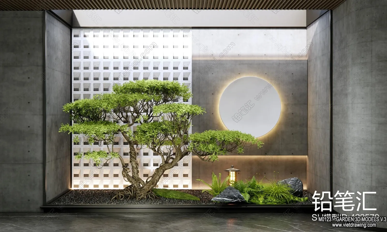 Garden 3D Models - Architecture Decor 3D - 215