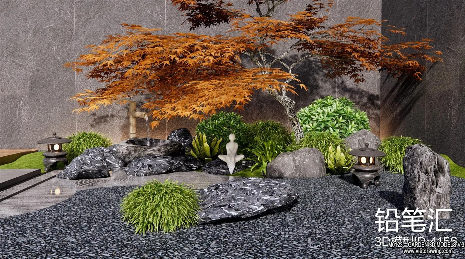 Garden 3D Models - Architecture Decor 3D - 218