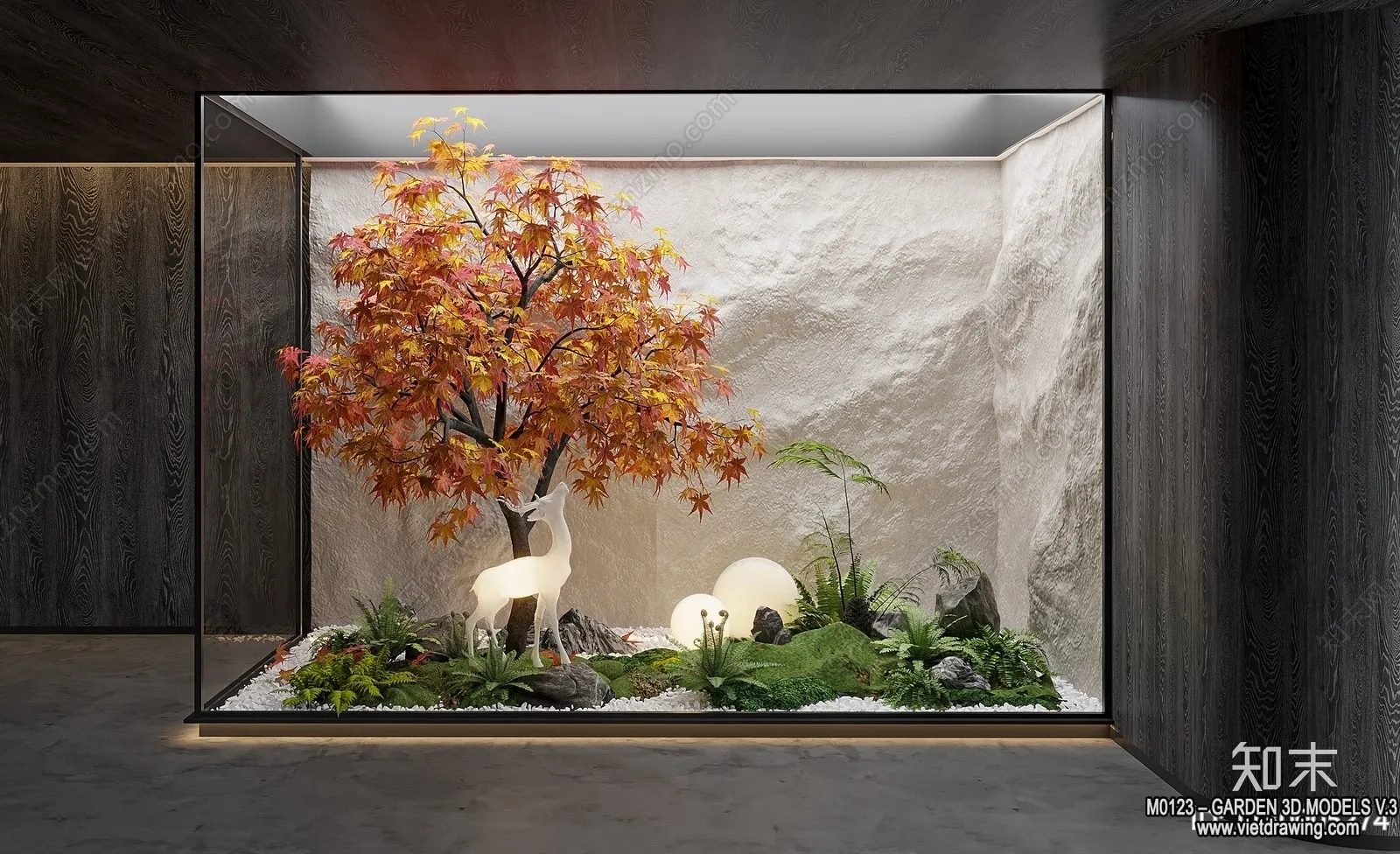 Garden 3D Models - Architecture Decor 3D - 220