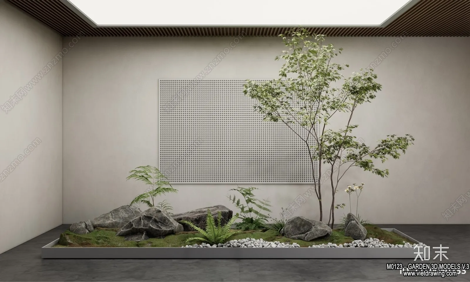 Garden 3D Models - Architecture Decor 3D - 221