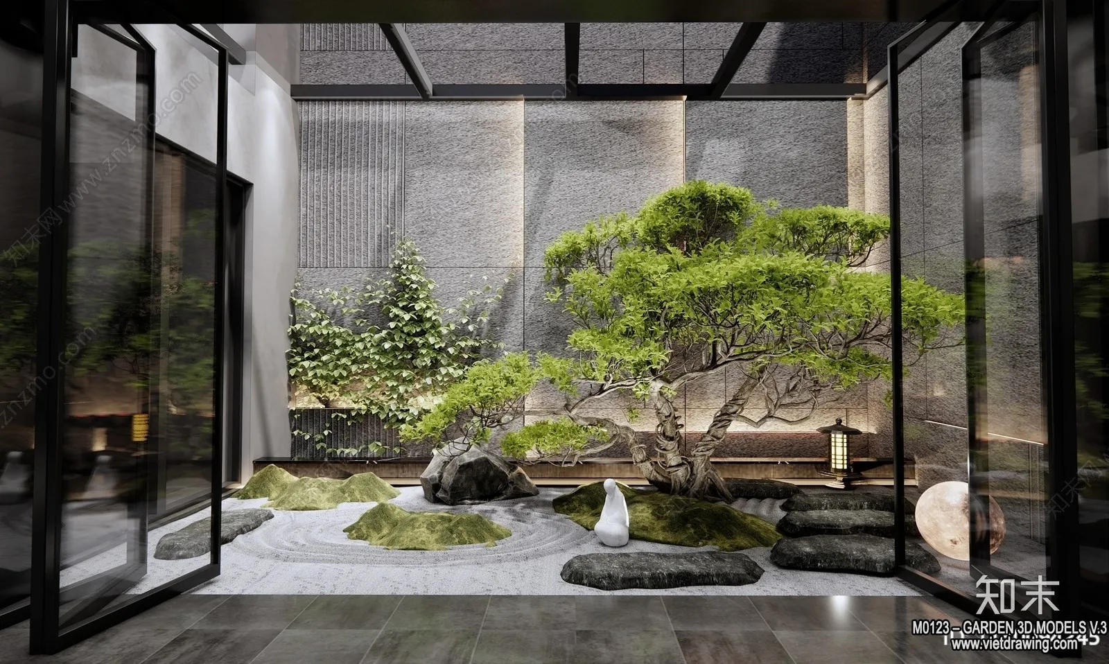 Garden 3D Models - Architecture Decor 3D - 222