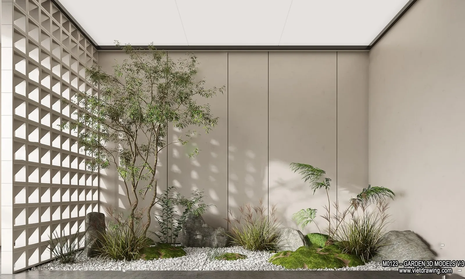 Garden 3D Models - Architecture Decor 3D - 227