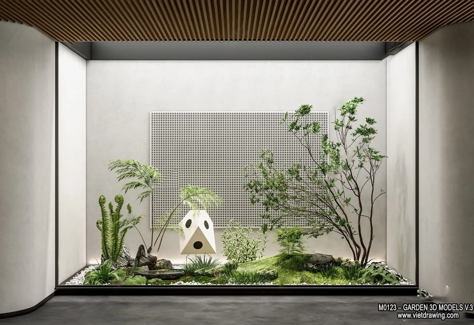 Garden 3D Models - Architecture Decor 3D - 228