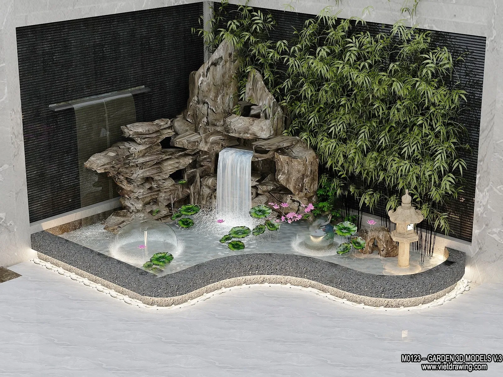 Garden 3D Models - Architecture Decor 3D - 229