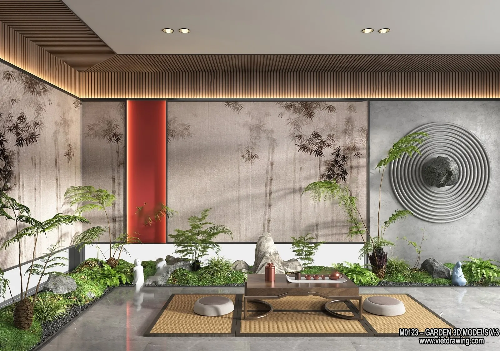 Garden 3D Models - Architecture Decor 3D - 234