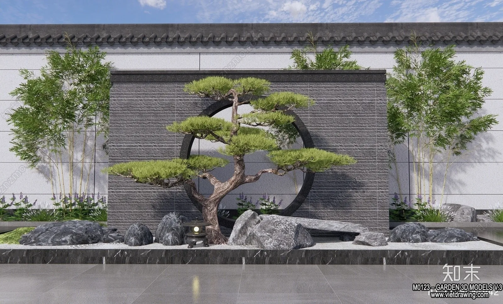 Garden 3D Models - Architecture Decor 3D - 236