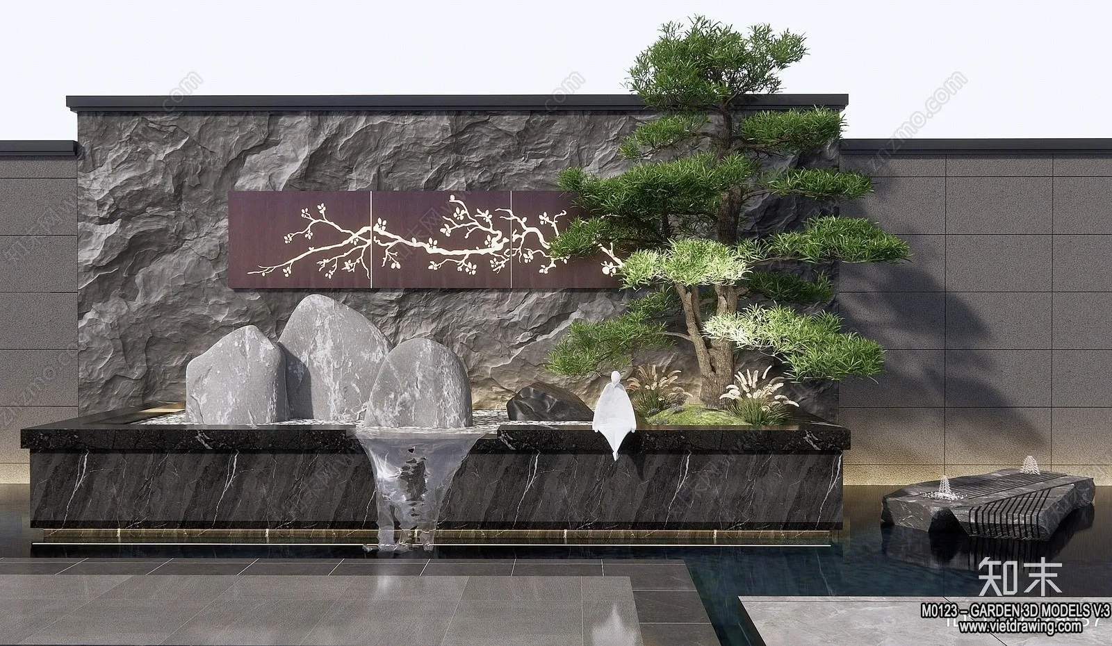 Garden 3D Models - Architecture Decor 3D - 241