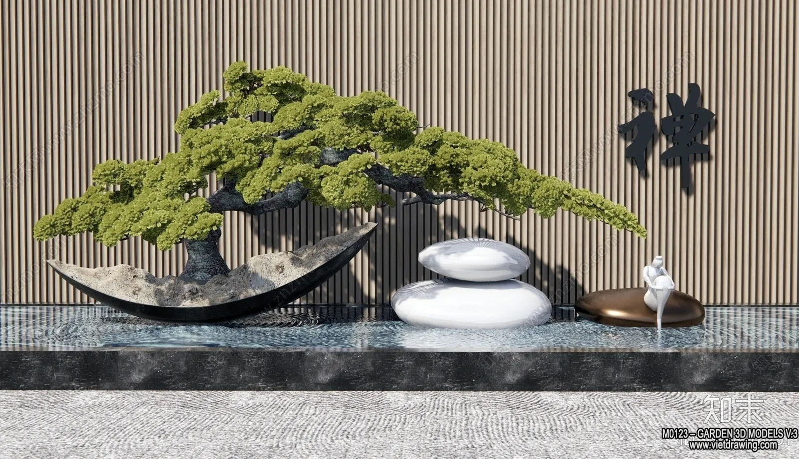 Garden 3D Models - Architecture Decor 3D - 244