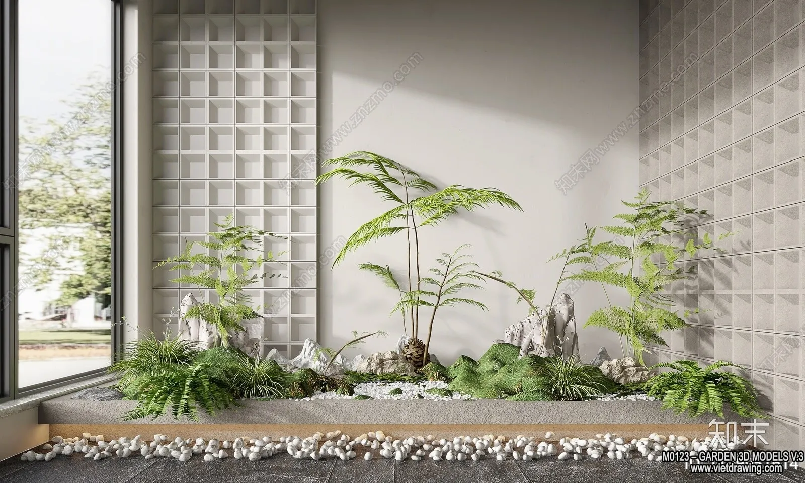 Garden 3D Models - Architecture Decor 3D - 247