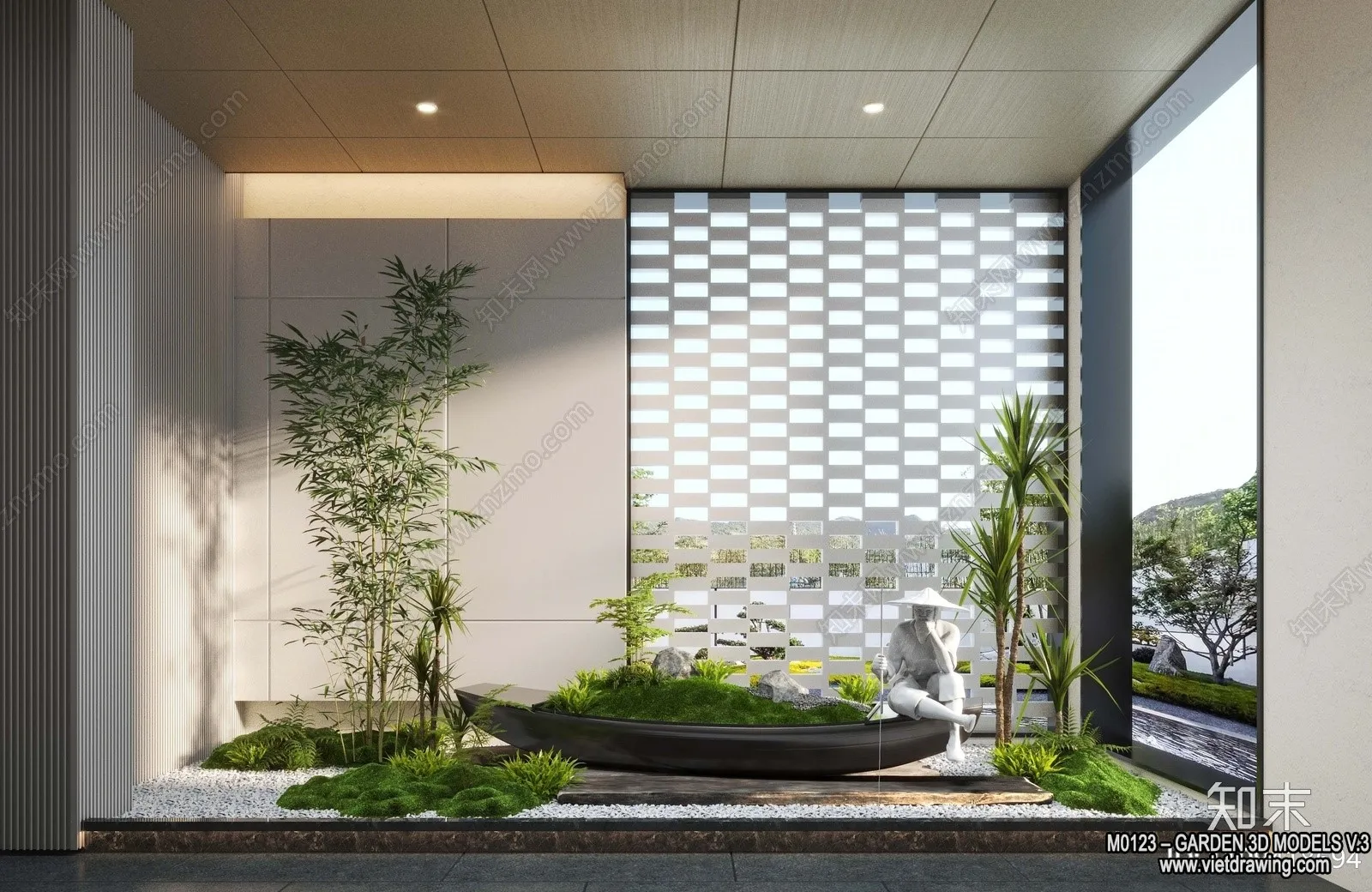 Garden 3D Models - Architecture Decor 3D - 249