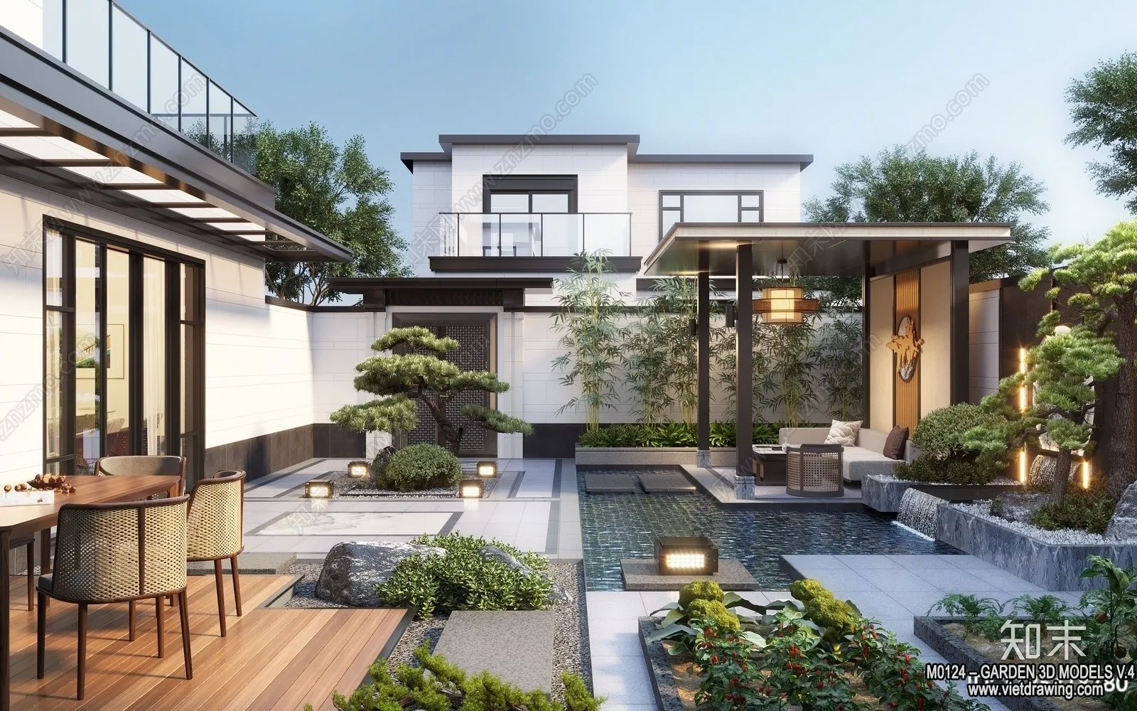 Garden 3D Models - Architecture Decor 3D - 275