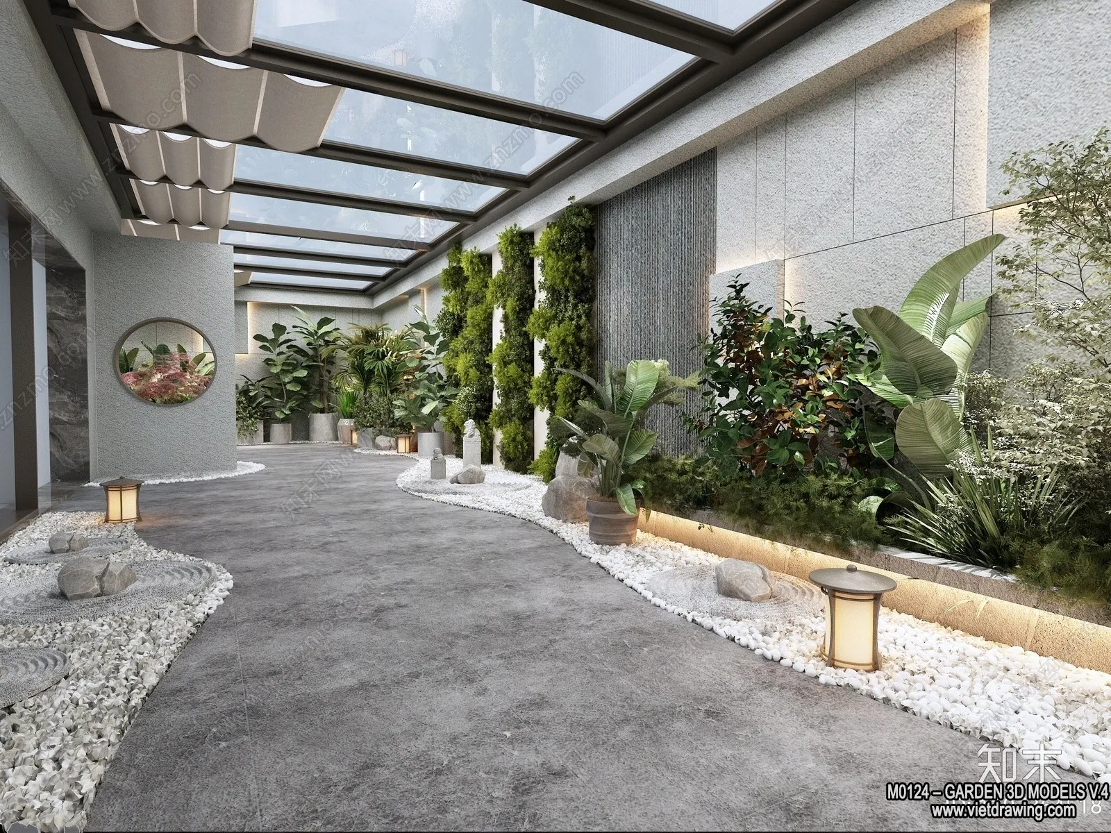 Garden 3D Models - Architecture Decor 3D - 317