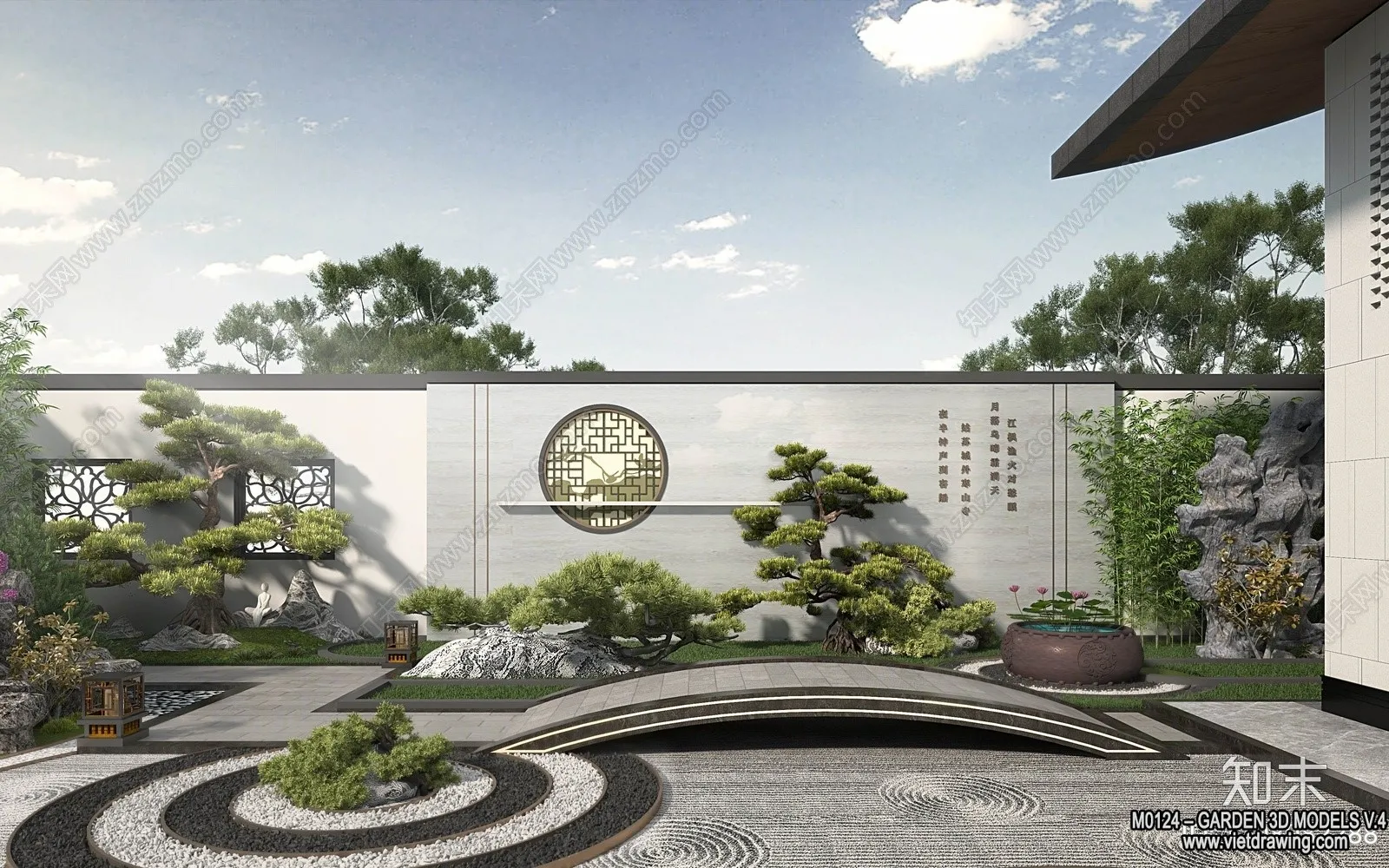 Garden 3D Models - Architecture Decor 3D - 322