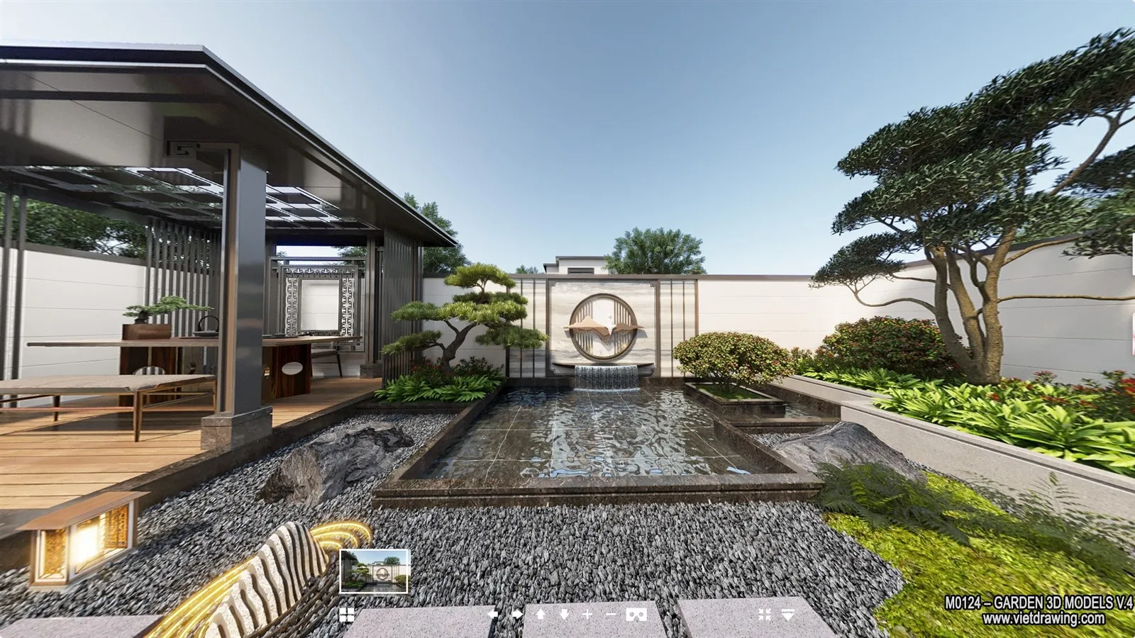 Garden 3D Models - Architecture Decor 3D - 346