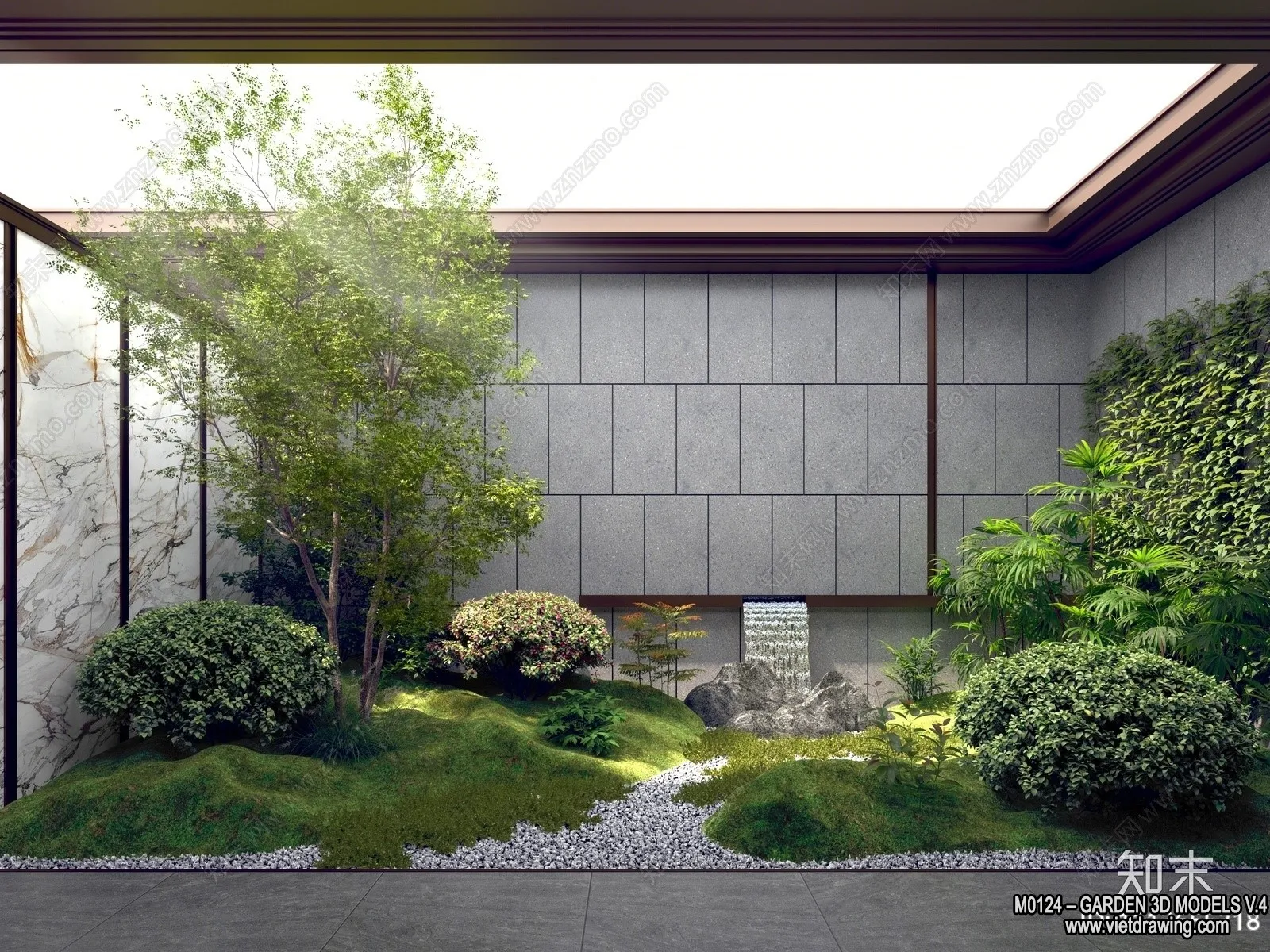 Garden 3D Models - Architecture Decor 3D - 348