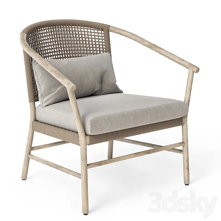 Garden chair Crisal Decoracion 3D Model Free