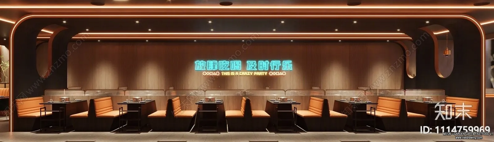 Garden Coffee Shop - Fastfood - 3D Models - 094