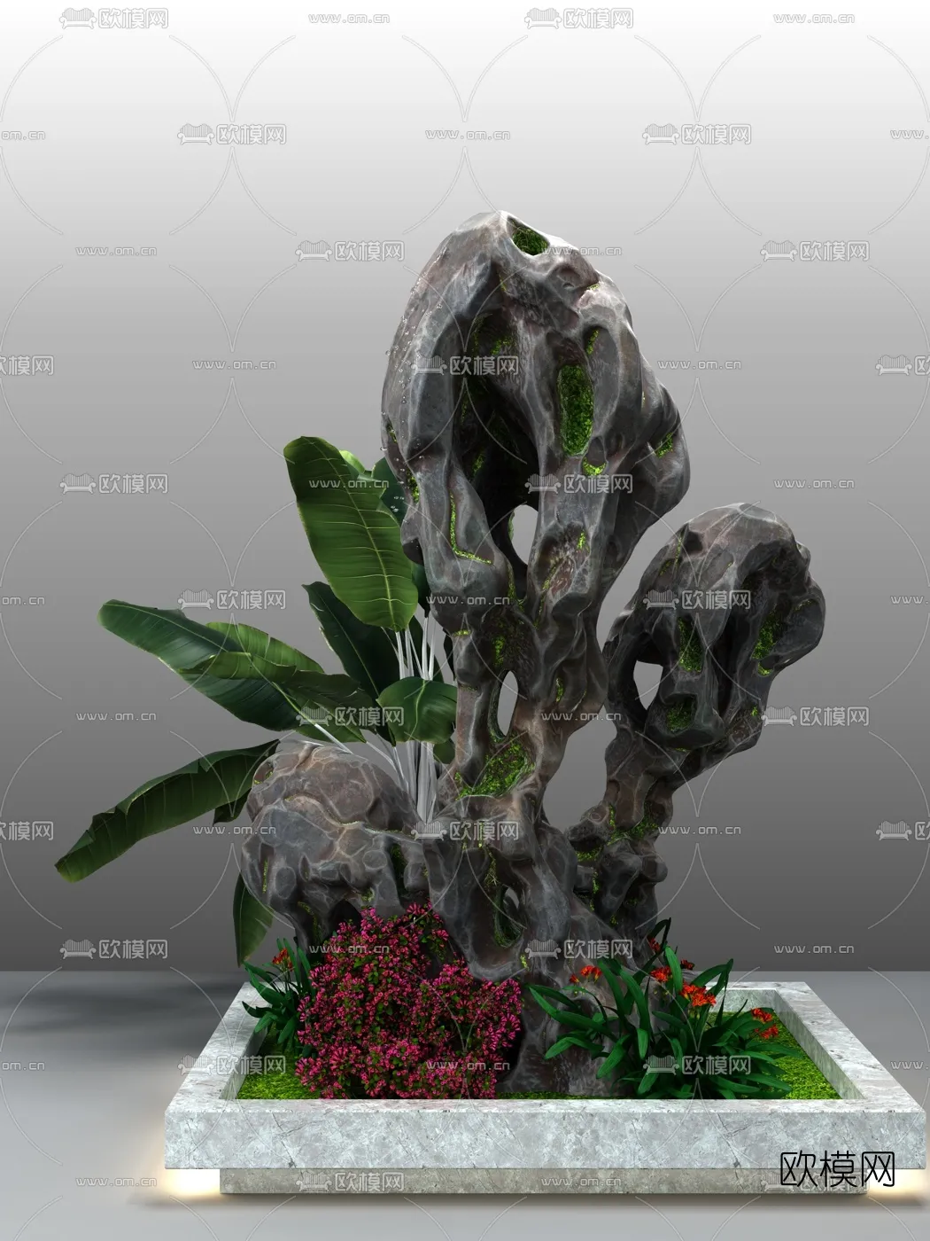 GARDEN DECOR - 3D Model For Interior Design - 2580