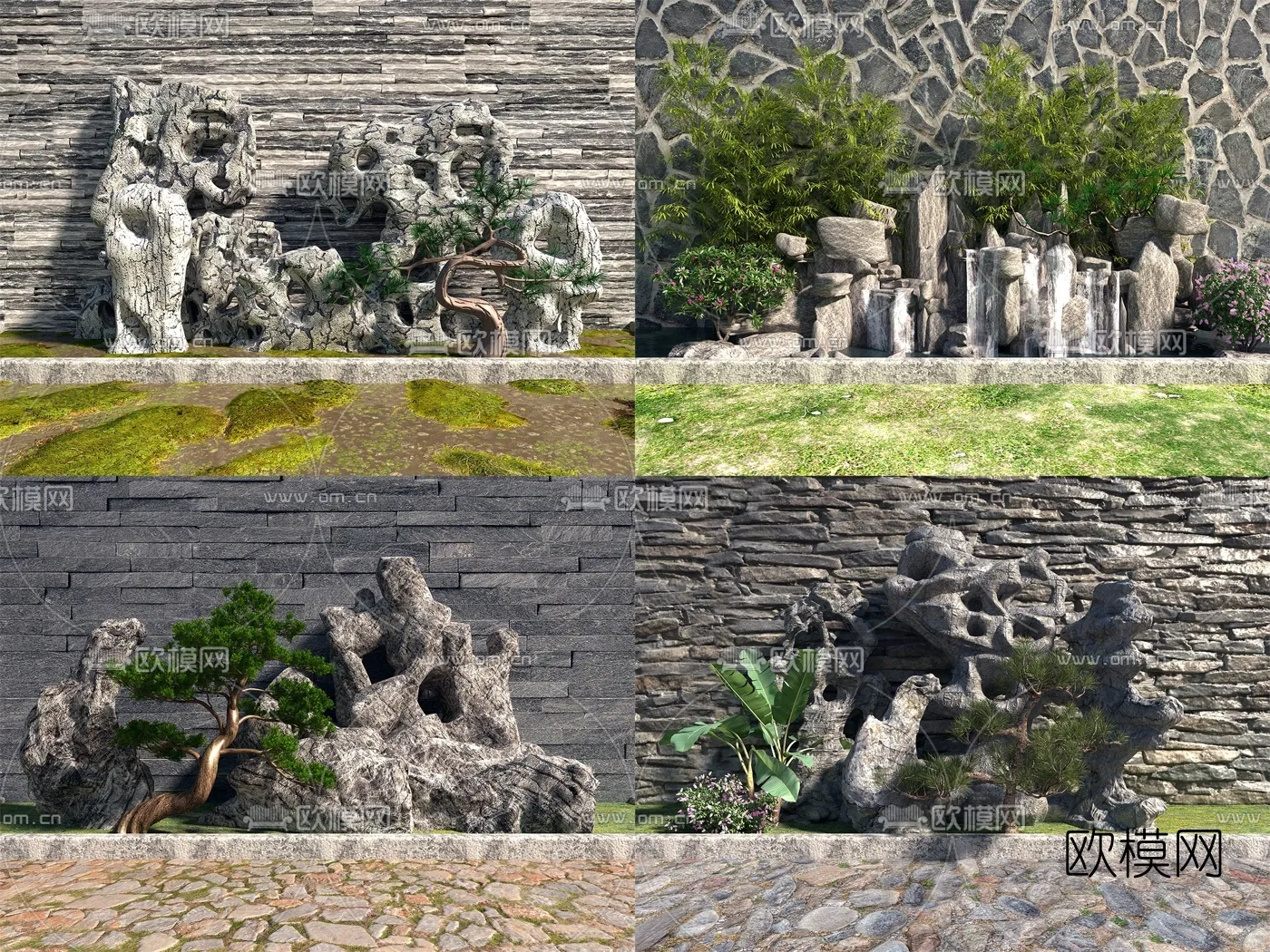 GARDEN DECOR - 3D Model For Interior Design - 2582