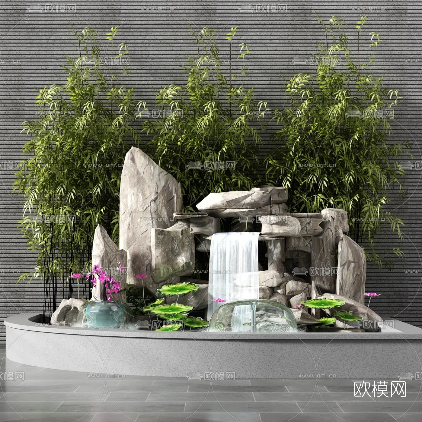 GARDEN DECOR - 3D Model For Interior Design - 2584