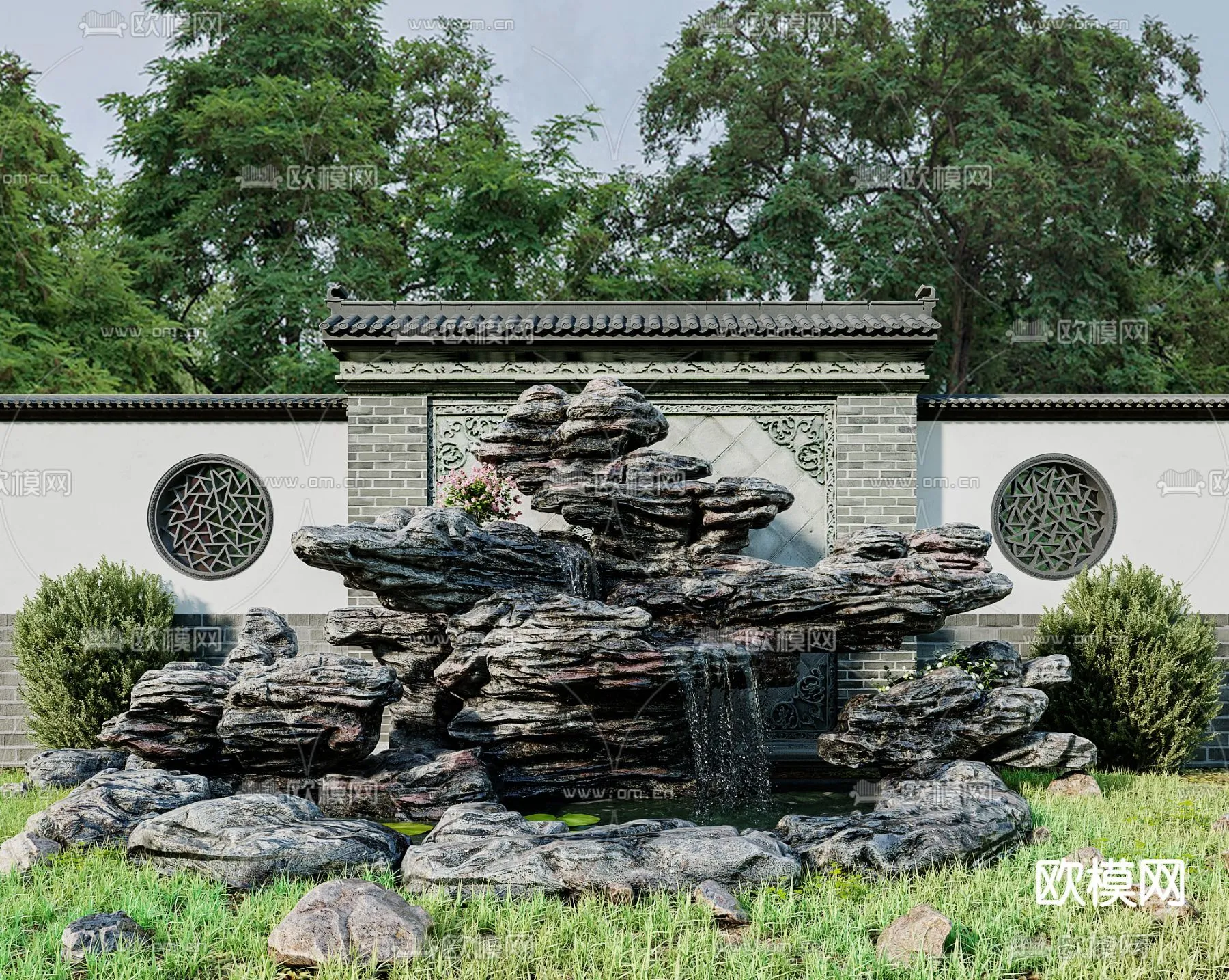 GARDEN DECOR - 3D Model For Interior Design - 2589